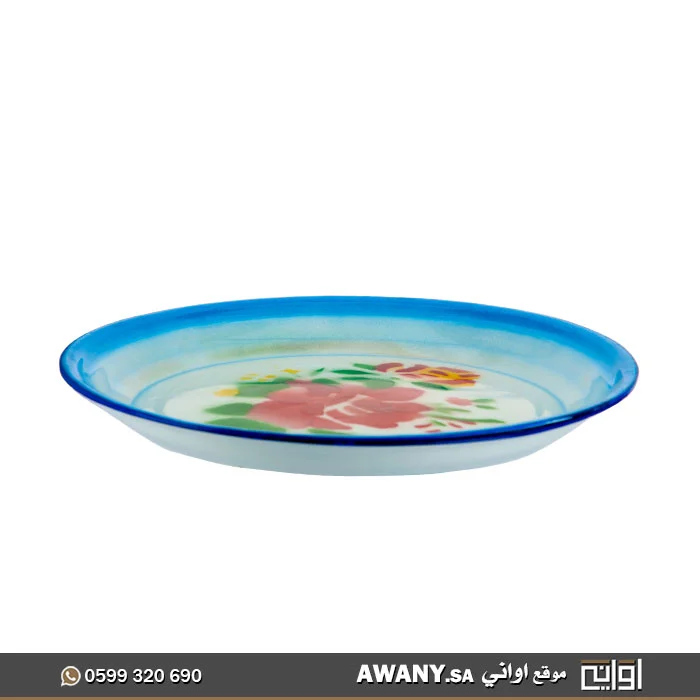 صحن غضار واسع لتقديم الرز والشعبيات