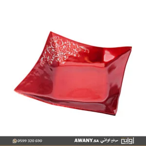 صحن جانبي احمر