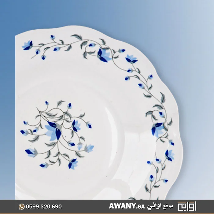 صحن دائري بنمط مشجر