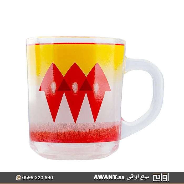 كاسات غضار بنقشة شعبية عريقة خد المنديل