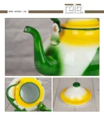 ⁦ابريق غضار اخضر كبير⁩ - الصورة ⁦3⁩