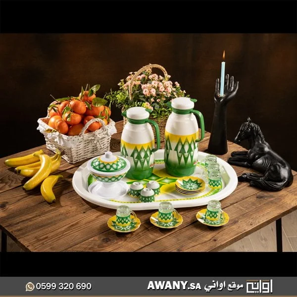 طقم شاي وقهوة تراثي