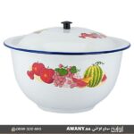 بادية غضار مع الغطاء