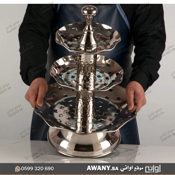 ⁦صحن تقديم فاكهة ستيل⁩ - الصورة ⁦2⁩