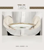 ⁦لوحة جنوبية تقدم فيها ضيافتك تبسي غضار ابيض مقاس 21⁩ - الصورة ⁦5⁩