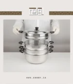 ⁦قدر بخار منتو 4 ادوار مقاس 24⁩ - الصورة ⁦15⁩