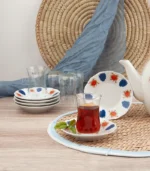 ⁦طقم شاي شعبي نقشة العنب⁩ - الصورة ⁦4⁩