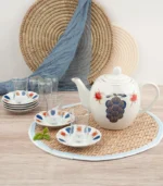 ⁦طقم شاي شعبي نقشة العنب⁩ - الصورة ⁦2⁩