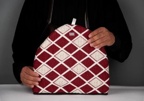 Heavy duty red square jug cap sizing