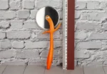 ⁦قطاعة بيتزا بعجلة من الستانلس ستيل⁩ - الصورة ⁦3⁩