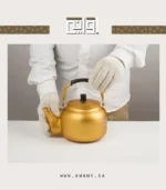 ⁦شاي مخدر وكثر نعناع يا ولد إبريق شاي أصفر معدن 2 لتر⁩ - الصورة ⁦4⁩