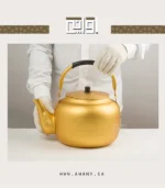 ⁦من المجالس القديمة الى المجالس الحديثة ابريق الشاي الأصفر 8 لتر⁩ - الصورة ⁦5⁩