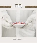 ⁦من الماضي الى الحاضر صحون بيالات دمعة أحمر⁩ - الصورة ⁦3⁩
