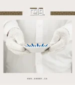 ⁦صحون بيالات بطابع الدمعة الزرقاء⁩ - الصورة ⁦3⁩