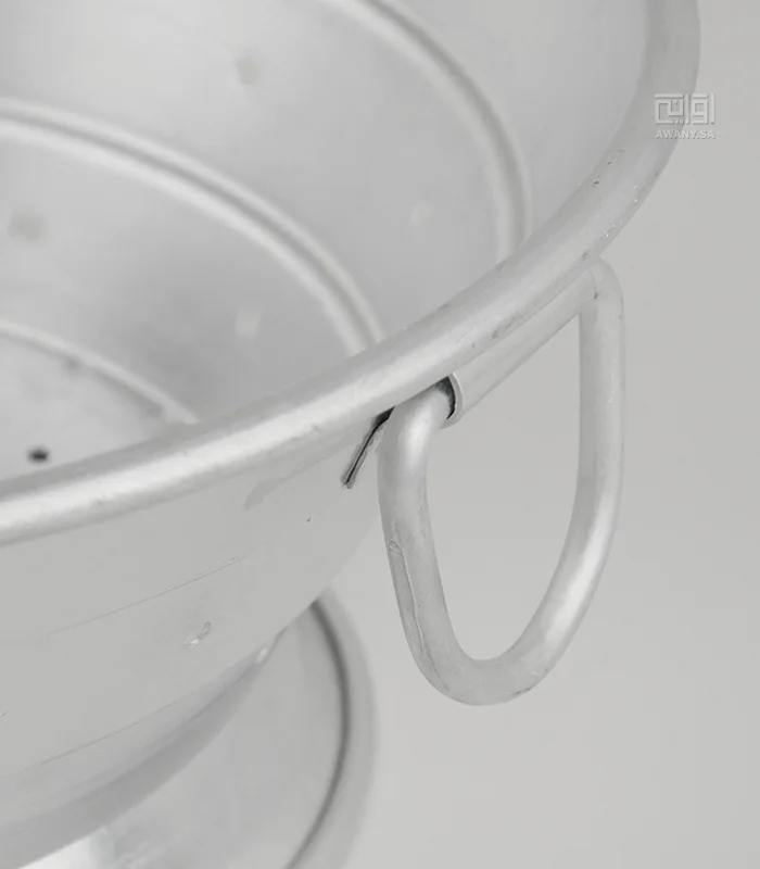 زوم مسكة مشخال معدن بوكرسي مشخال معدن بحريني مثالي للأرز والمكرونة مقاس 29 - الصورة 4