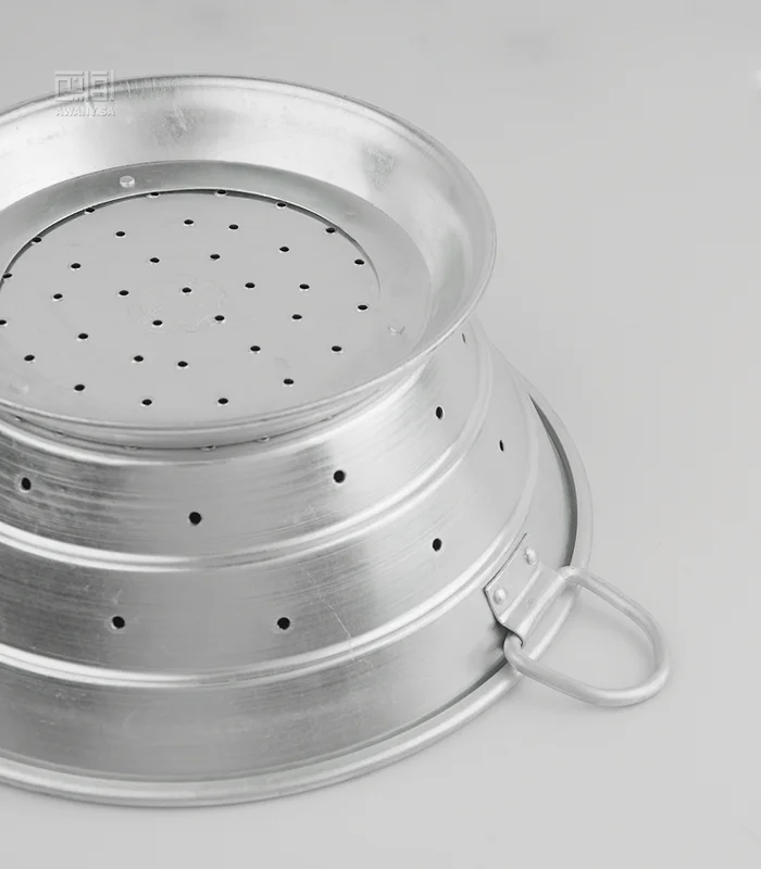 مشخال معدن بوكرسي مقاس 29 من الأسفل مشخال معدن بحريني مثالي للأرز والمكرونة مقاس 29 - الصورة 2