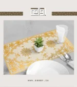 ⁦زخارف تملأ كل زاوية على مائدتك لباد طاولة بطابع ملكي⁩ - الصورة ⁦3⁩