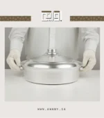 ⁦رجع نكهة زمان لمطبخك مع قدر المرقوق المسطح مقاس 34⁩ - الصورة ⁦4⁩