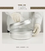 ⁦قدر معدن سادة للمأكولات التراثية غطاء كبس 23⁩ - الصورة ⁦6⁩