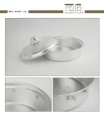 ⁦قدر واحد للورق العنب والمرقوق والقرصان مقاس 30⁩ - الصورة ⁦3⁩