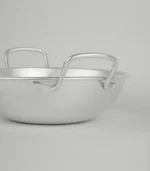 ⁦مقلاة معدن عميقة تقلي وتشوح في آن واحد مقاس 27⁩ - الصورة ⁦3⁩