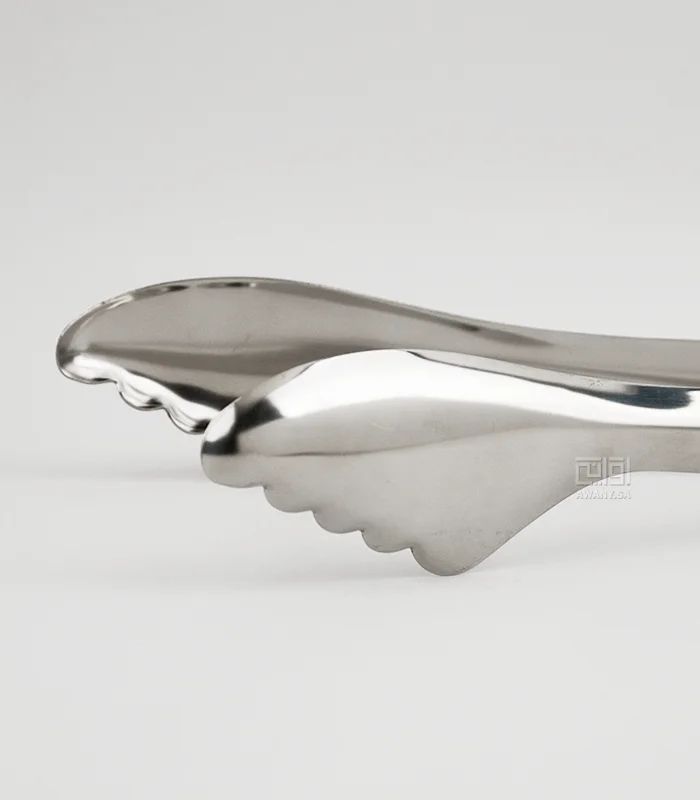 زوم ملقط تقديم الطعام ملقط طعام ستانلس ستيل تحكم وأناقة في التقديم - الصورة 3