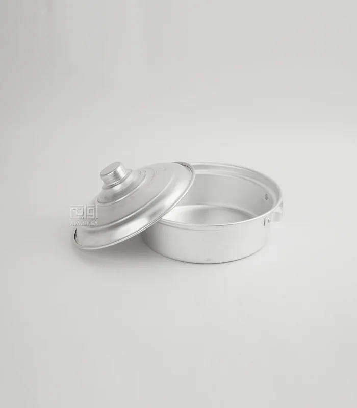 قدر قرصان معدن مقاس 22 وهو مفتوح قدر الأولين لطبخ أكلات الطيبين مقاس 22 - الصورة 2