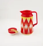 ⁦دفا الشاي وحلاوة نقشة الغضار ترمس ضغط 1 لتر⁩ - الصورة ⁦3⁩