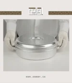 ⁦قدر معدن بحريني يروي حكايات الطهي القديم مقاس 28⁩ - الصورة ⁦7⁩