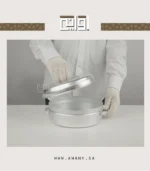 ⁦قدر معدن بحريني قدر الأمهات بنقوش رائعة مقاس 24⁩ - الصورة ⁦7⁩