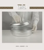 ⁦قدر معدن بحريني يروي حكايات الطهي القديم مقاس 28⁩ - الصورة ⁦8⁩