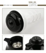 ⁦رفيقة الصباحات الدافئة وسيدة كل المجالس ترمس شاي مع الفلتر سعة 1 لتر سعة 1 لتر⁩ - الصورة ⁦7⁩