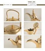 ⁦لمعة الذهبي طقم دلة وابريق لضيافة تذهل الأنظار⁩ - الصورة ⁦4⁩