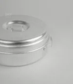 ⁦قدر ألمنيوم تراثي بنقوش عربية اصيلة مقاس 23⁩ - الصورة ⁦3⁩