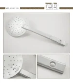 ⁦ملاس معدن هندي يساعدك في الطهي والتقليب مقاس 18⁩ - الصورة ⁦2⁩