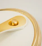 ⁦حافظة طعام ملكية تليق بموائد الملوك لون بيج يهمس بلمسات الذهب وتفيض دفئاً⁩ - الصورة ⁦3⁩