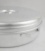 ⁦قدر معدن بغطاء كبس للمحاشي و الورق عنب مقاس 33⁩ - الصورة ⁦2⁩