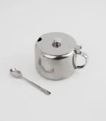 ⁦لمسة اناقة في كل رشة سكرية ستانلس مع الملعقة⁩ - الصورة ⁦2⁩