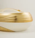 ⁦حافظة طعام ملكية تليق بموائد الملوك لون بيج يهمس بلمسات الذهب وتفيض دفئاً⁩ - الصورة ⁦5⁩