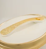 ⁦حافظة طعام ملكية تليق بموائد الملوك لون بيج يهمس بلمسات الذهب وتفيض دفئاً⁩ - الصورة ⁦2⁩