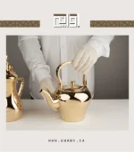 ⁦ايقونة المجالس العربية طقم دلة وبراد شاي يعبر عن الأصالة والرقي⁩ - الصورة ⁦5⁩