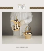 ⁦لمعة الذهبي طقم دلة وابريق لضيافة تذهل الأنظار⁩ - الصورة ⁦6⁩