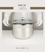 ⁦متانة لا تقهر لطهي مثالي قدر ستيل تركي سعة 10 لتر⁩ - الصورة ⁦9⁩