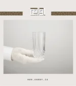 ⁦كاس زجاجي شفافية تبهر وأناقة تلهم مقاس 250 مل⁩ - الصورة ⁦5⁩