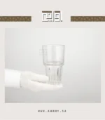 ⁦كأس زجاج بتصميم راق يحتضن نكهة الانتعاش سعة 470 مل 🌿⁩ - الصورة ⁦5⁩