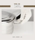 ⁦طنجر ستانلس ستيل تركي تجمع بين القوة والمتانة سعة 4 لتر⁩ - الصورة ⁦12⁩