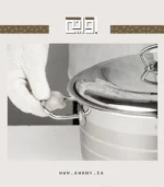 ⁦طهي صحي بدون عناء قدر ستيل تركي سعة 6 لتر⁩ - الصورة ⁦10⁩