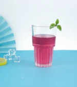 كأس زجاج بتصميم راق يحتضن نكهة الانتعاش سعة 470 مل 🌿