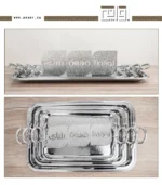 ⁦الفضي الملكي بساطة بترف طقم 3 تباسي ستانلس⁩ - الصورة ⁦10⁩