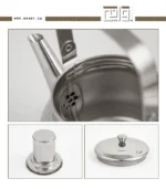 ⁦ابريق ستيل معالمصفاة لتحضير شاي مثالي سعة 750 مل⁩ - الصورة ⁦9⁩